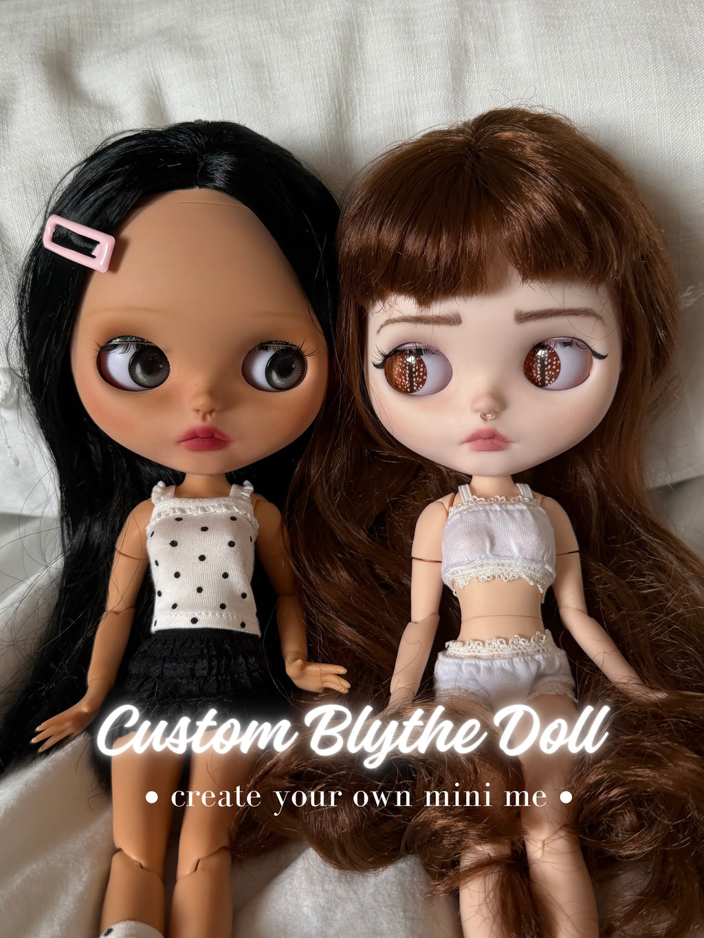 Mini me Custom Blythe Doll OOAK