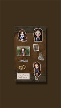 nettledolls - ethel sticker sheet
